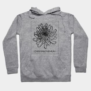 Flower Illustration - Chrysanthemum Hoodie